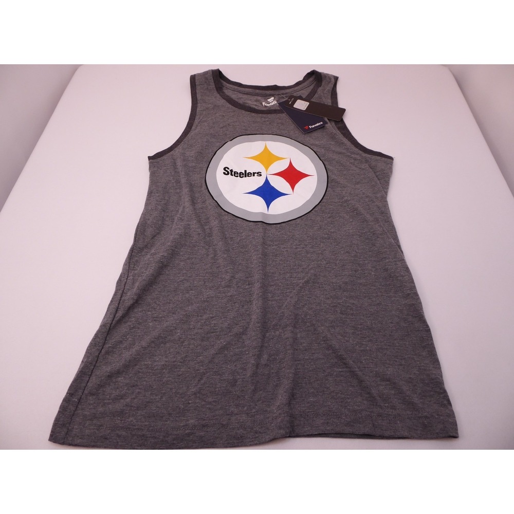 NWT Fanatics NFL Pittsburgh Steelers Sleeveless Small TShirt